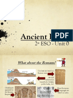 Ancient Rome: 2º ESO - Unit 0