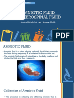 Amniotic Fluid Cerebrospinal Fluid: Special Handling Procedure