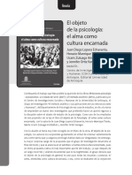 EL Objeto de La Psicología El Alma Como Cultura Encarnada PDF