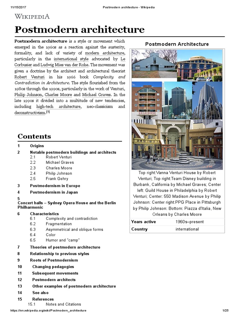 Post Modern Arch. | PDF | Aesthetics | Design