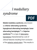 Medial Medullary Syndrome - Wikipedia