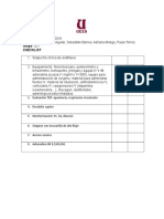 Anafilaxia Checklist