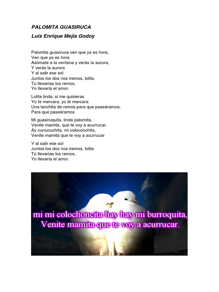 Letras De Canciones Nicaraguenses