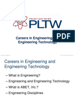 Careers in Engineering and Engineering Technology: © 2012 Project Lead The Way, Inc. Principles of Engineering
