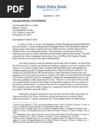 Johnson and Grassley Letter to State Department IG - 091219