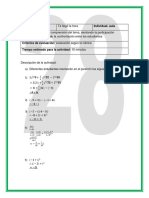 Actividad 1.1 Algebra