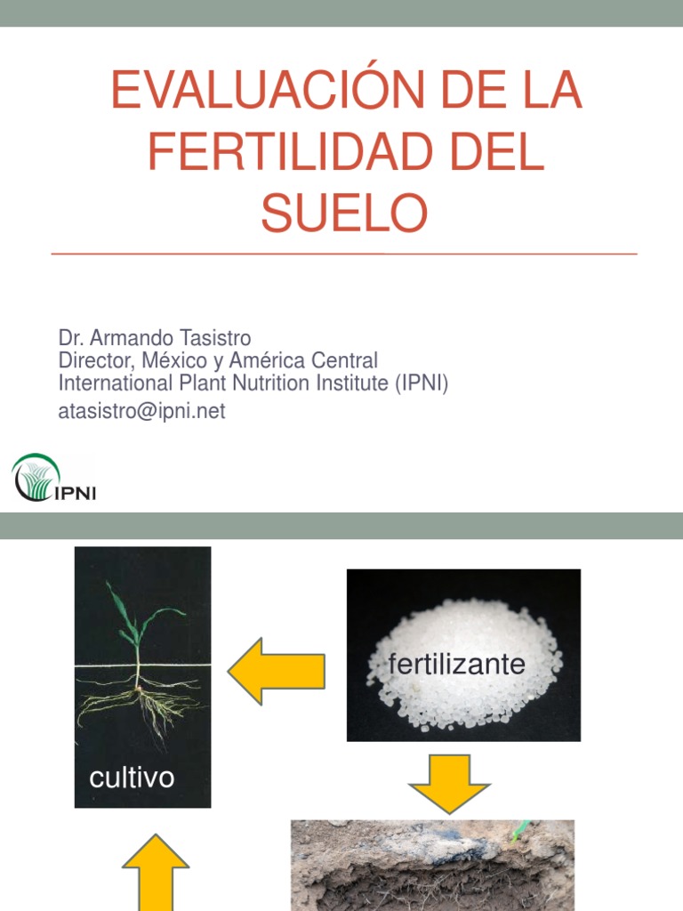 Evaluación de La Fertilidad Del Suelo Suelo Fertilizante