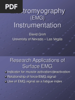 Electromyography Instrumentation: David Groh University of Nevada - Las Vegas