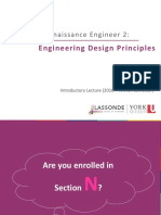 Engineering Design Principles: Renaissance Engineer 2