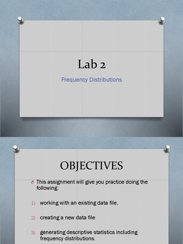 Lab2 LectureFreqD | PDF | Histogram | Spss