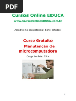 Manuten o de Microcomputadore 90150