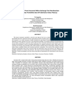 Pemodelan Premi Asuransi Mikro Keluarga Tani Berdasarkan Pendekatan Portofolio Dan EVT (Extreme Value Theory)