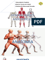 Generalidades Miologia Osteologia Artrologia PDF