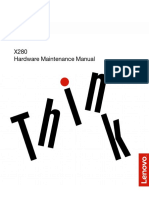 X280 Hardware Maintenance Manual