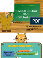 Sumber Energi Dan Kegunaan