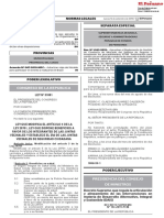 Congreso de La Republica: Ordenanza #505-MSI.-89 D.A. #013-2019-ALC/MSI. - 90 Res. #4143-2019.