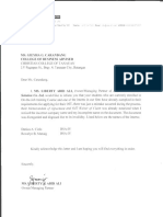 Letter of Clarification PDF