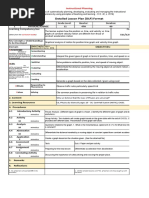 Detailed Lesson Plan (DLP) Format: Learning Competency/ies: Code