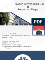 Persiapan Penyesuaian Diri Di Perguruan Tinggi