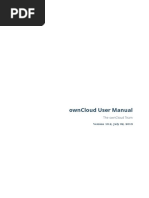 OwnCloud Manual