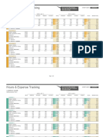 Hours & Expense Tracking: Company Name