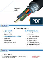 Konfigurasi Perangkat Jaringan Layer 2 FTTX Dan Lms