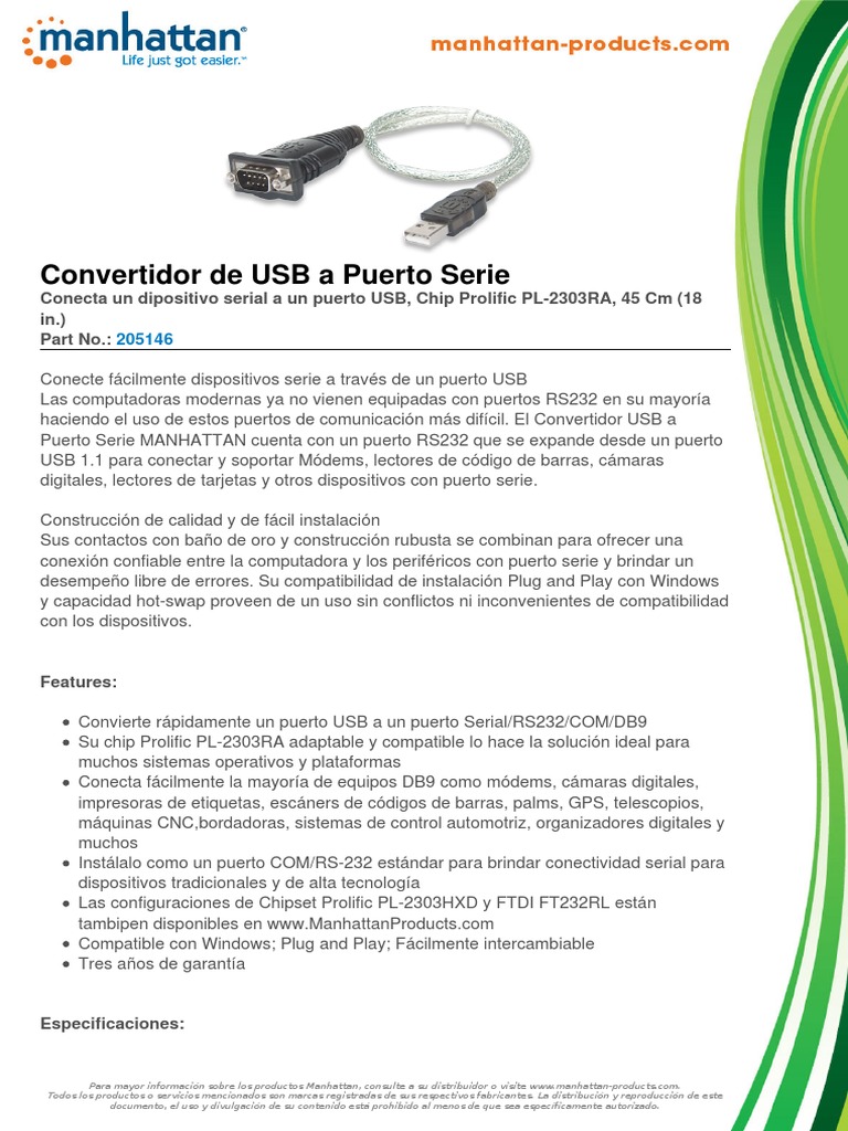Datasheet Spanish | PDF | USB | Hardware de la computadora