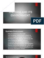 The Firm and Its Environment