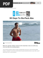 30 Days To Six-Pack Abs: Search Articles, Products, Brands