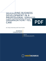 Measuring Business Development