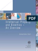 Intellectual Property and Bioethics - An Overview: Consultation Draft