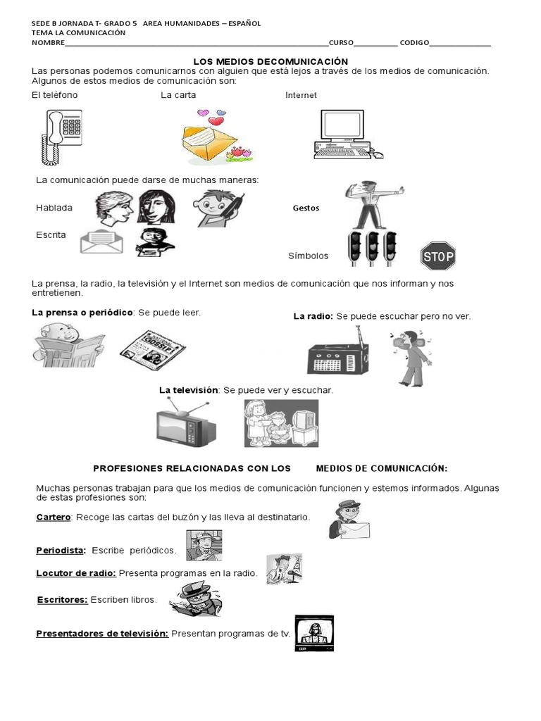 Medios de Comunicación y Profesiones | PDF | Medios de comunicación ...