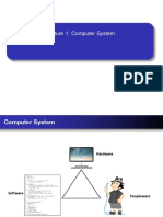 Lecture 1: Computer System: Computer Science, CMU 204101 Introduction To Computer 1