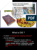 GIS: Geographic Information Systems: A Short Introduction