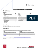 Motor Protection Circuit Breaker and Motor Circuit Protector Specifications