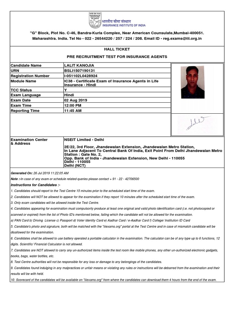 HT Bsli1507190131 PDF | PDF | Identity Document | Government
