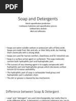 Soap and Detergents