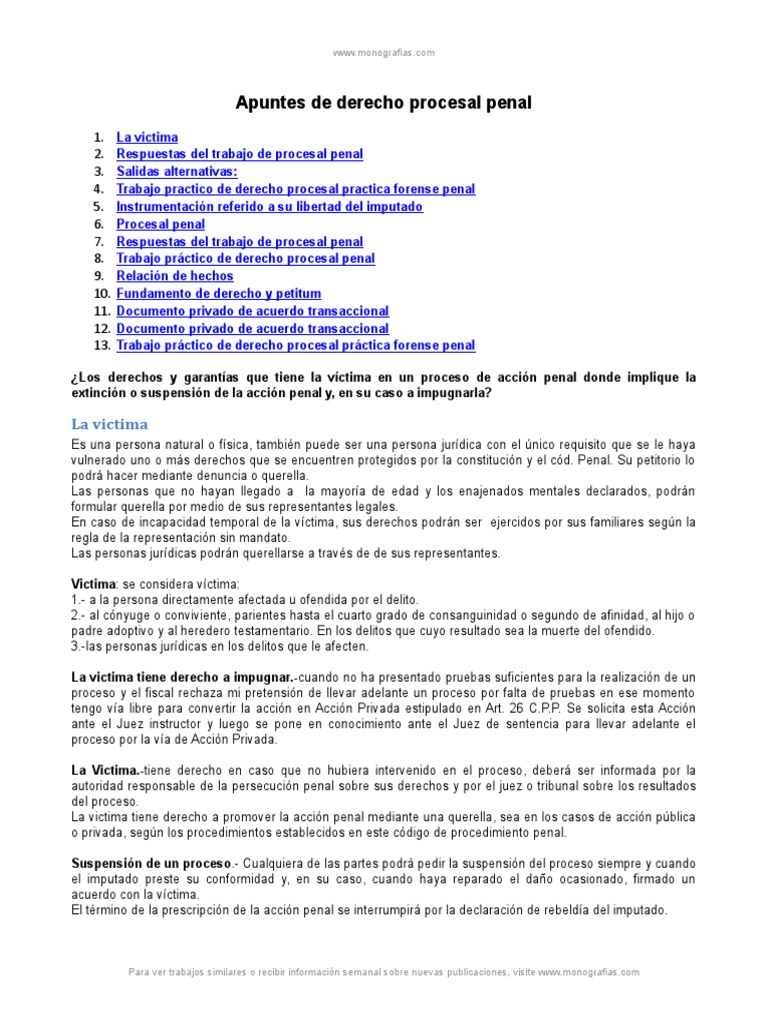 Derechos y Procedimientos en Penal Boliviano | PDF | Mandato | Ley procesal