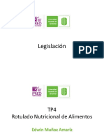 TP4 Documento Legislacón Rotulado Nutricional