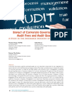 Impact of Corporate Governance on Audit Fees and Quality in Bangladesh's Insurance Industry