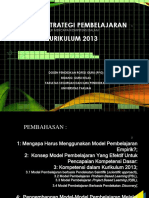 T3. Model & Strategi Pembelajaran Kurikulum 2013 (DALJAB 2019)