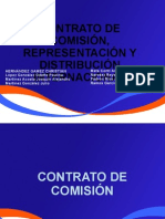 CONTRATO DE COMISIÓN, REPRESENTACIÓN Y DISTRIBUCIÓN INTERNACIONAL