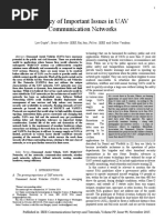 Survey of Important Issues in UAV Communication Networks