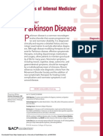 Parkinson Disease: Annals of Internal Medicine