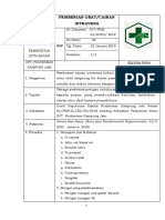 7.6.3.1 Sop Penggunaan Pemberian Obat Dan Cairan Intravena Ok