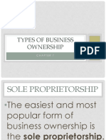 Types of Business Ownership