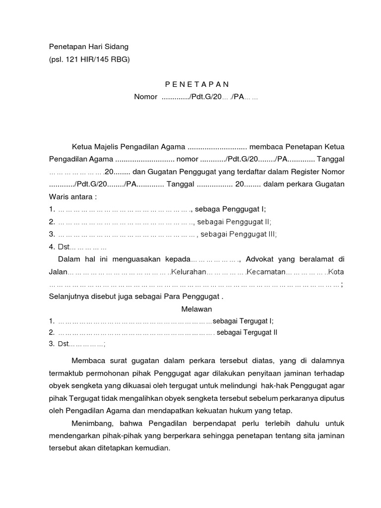 Contoh Surat Gugatan Perdata Hutang Piutang Nusagates