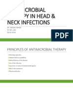 Antimicrobial Therapy in Head & Neck Diseases