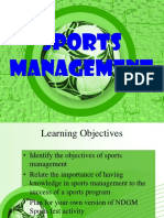 Sports Management: Subtitle Goes Here