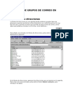 Creacion de Grupos de Correo en Outlook